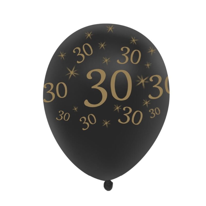 10pcs 30th Celebration Latex Balloon - Fun Age Balloon for Milestone Party!