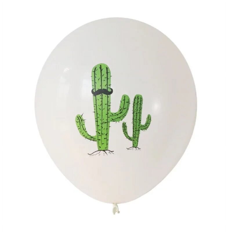 10pcs Cactus 12" Latex Balloon for Southwestern-Themed Celebrations
