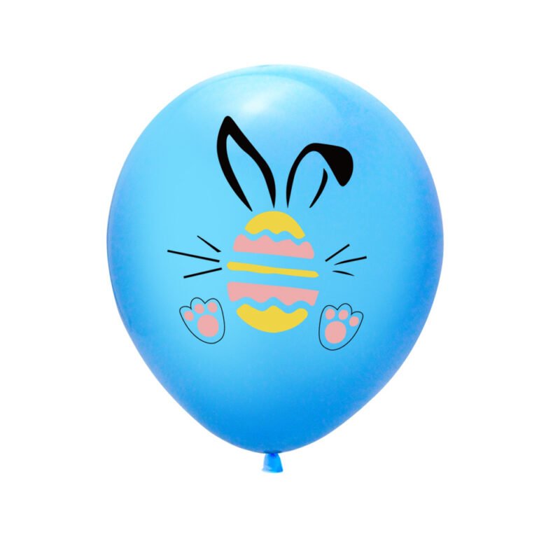 10pcs Easter Latex Balloon 12" Kids Easter Balloons and Spring Themed Party Supplies