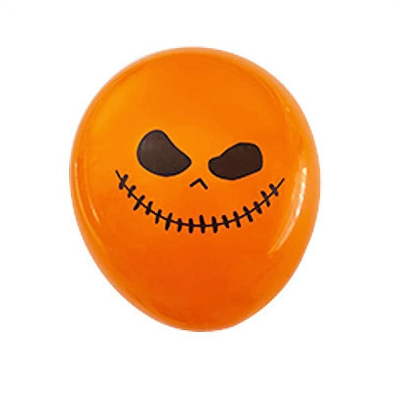 10pcs Halloween Latex Balloon 12" Orange Spooky Decoration Balloon Halloween Party Balloon
