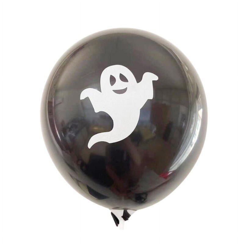 10pcs Halloween Latex Balloon 12" Spooky Decoration Balloon Halloween Party Balloon
