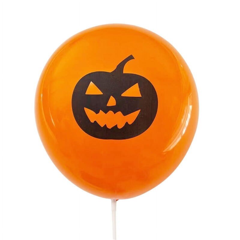 10pcs Halloween Latex Balloon 12" Spooky Decoration Balloon Halloween Party Balloon
