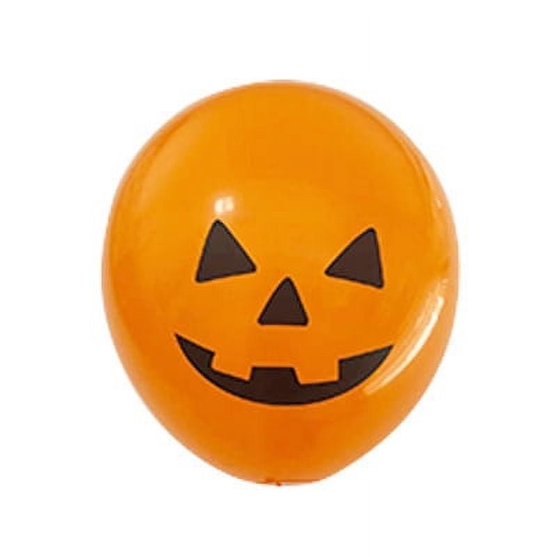10pcs Halloween Latex Balloon Orange 12" Spooky Decoration Balloon Halloween Party Balloon