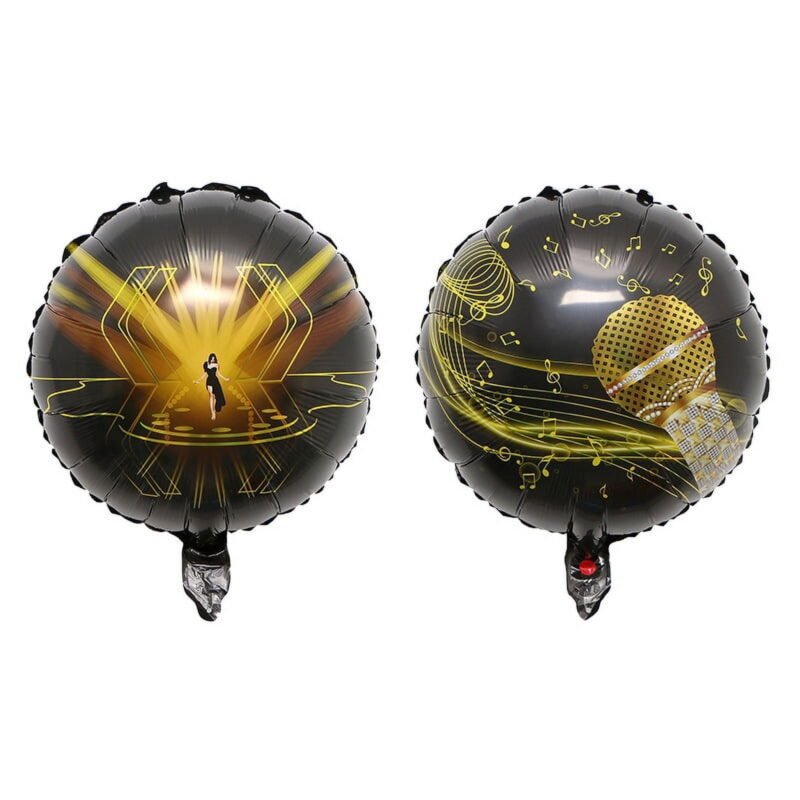 18" Dance Theme Foil Balloon Kids Birthday Balloons and Dance Party Supplies