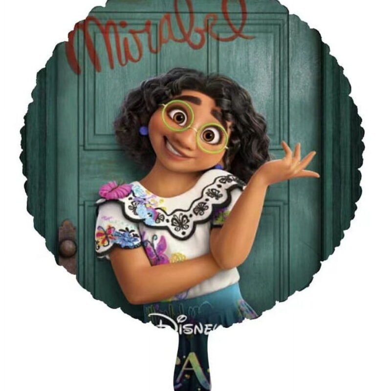 18" Foil Mylar Balloon - Mirabel Theme for Kids Birthday Themed Parties