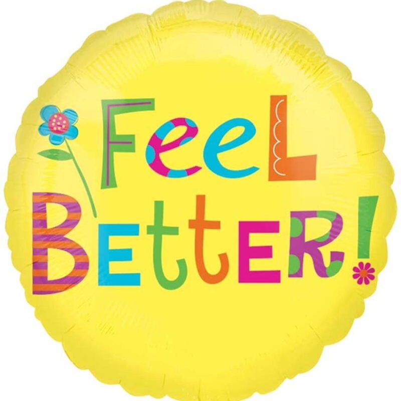 18 Feel Better Bright Daisy Mylar Balloon #179