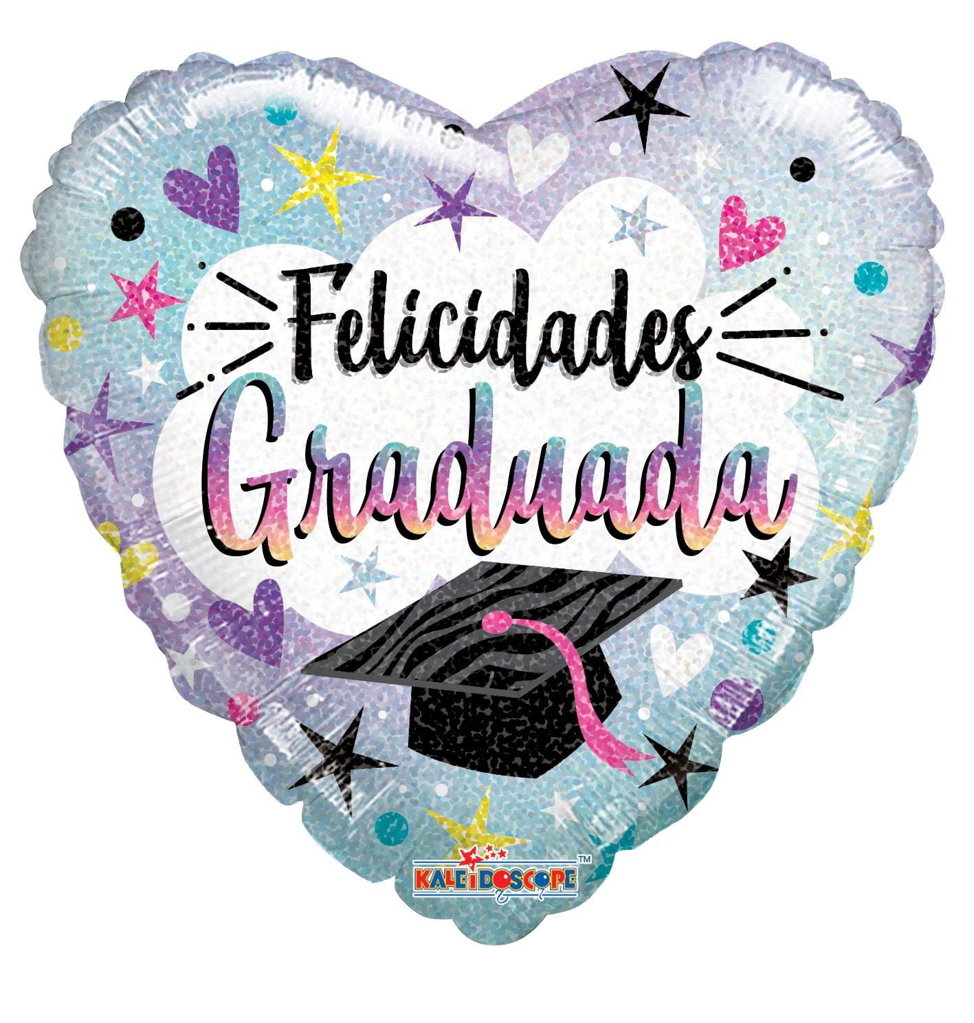 18" Felicidades Graduada Gradient Spanish Graduation Balloon