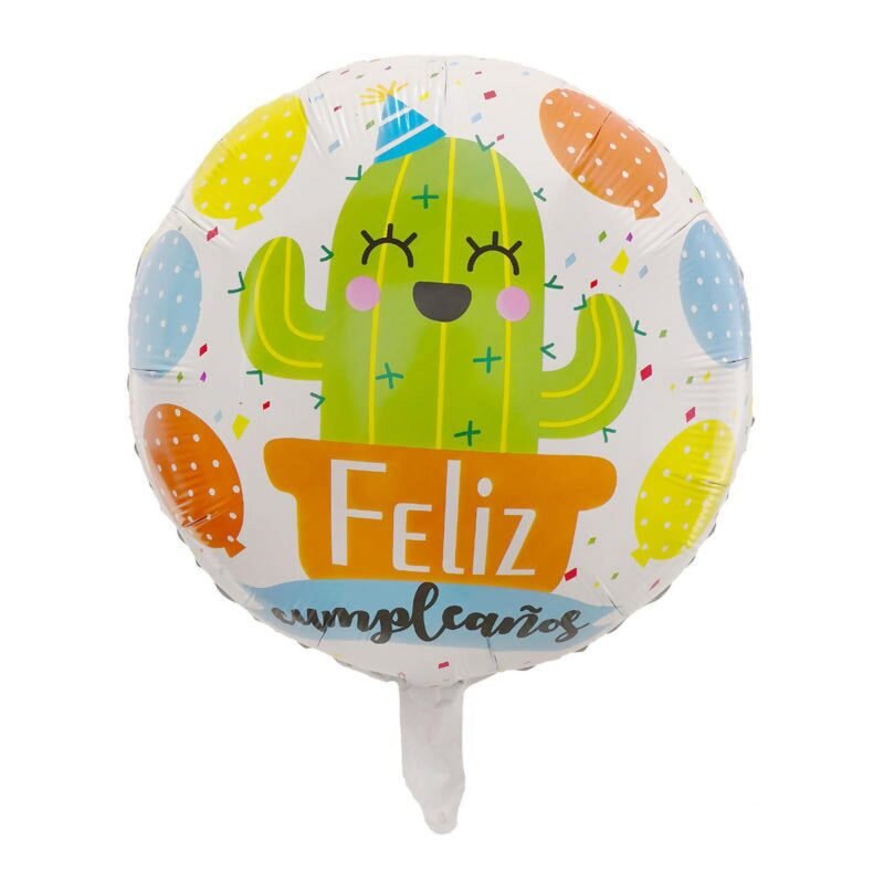 18" Feliz Cumpleaños Mylar Foil Balloon The Perfect Addition to Your Birthday Celebrations