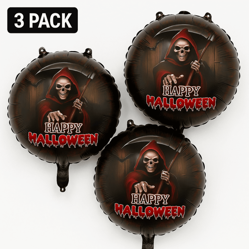 18" Happy Halloween Foil Balloon - Ideal for Halloween Parties and Themed Events