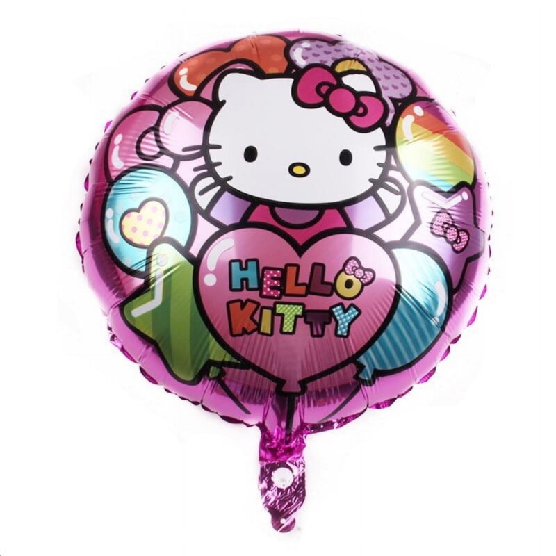 18" Hello Kitty Foil Mylar Balloon - Perfect for Kids Birthday and Hello Kitty Themed Parties