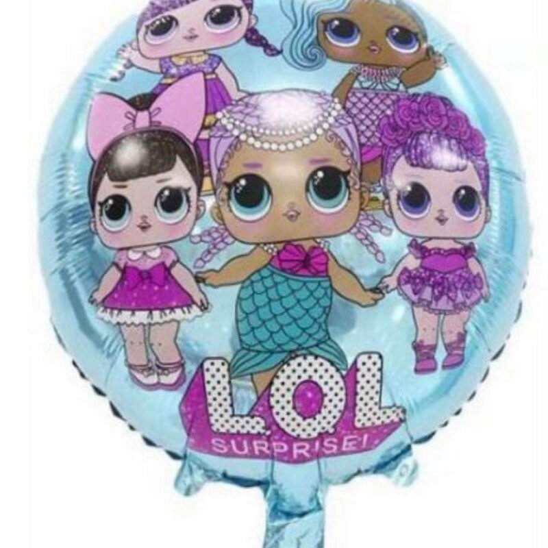 18" LOL Surprise Dolls Foil Balloon - A Fun Addition to Kids Birthday and LOL Party Decorations
