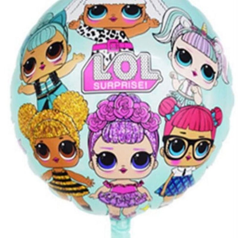 18" LOL Surprise Dolls Foil Balloon - Perfect for Kids Birthday and LOL Themed Parties