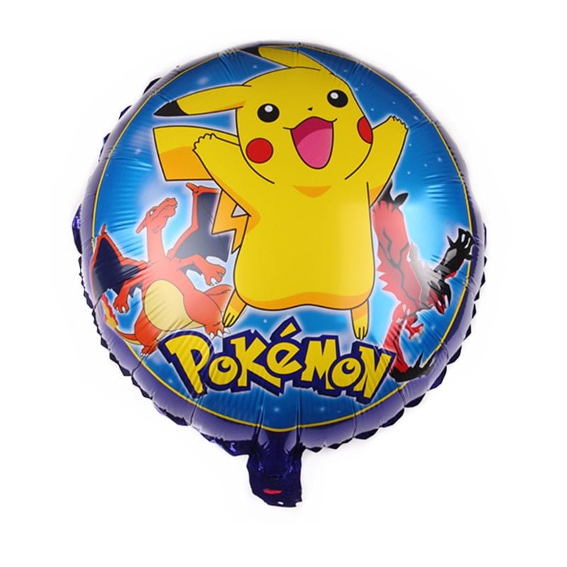 18" Pikachu Pokemon Foil Mylar Balloon - A Fun Addition to Kids Birthday and Pokemon Party Decorations