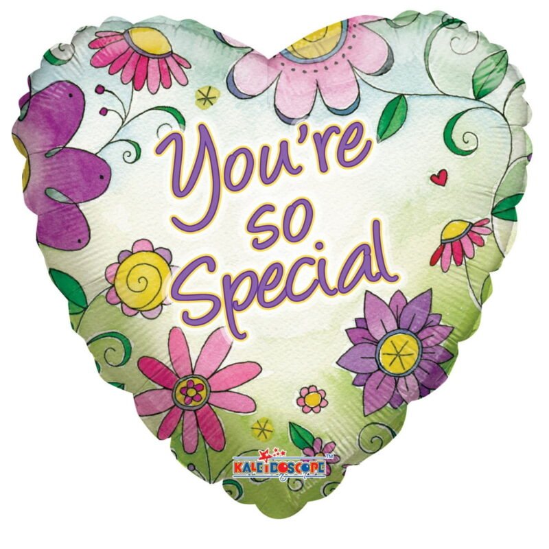 18" Your So Special Flowers Helium Foil Balloon