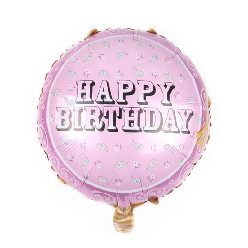 Happy Birthday 18" Pink Foil Balloon Birthday Party Balloons and Celebration Decorations