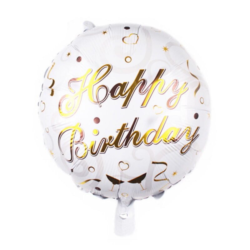 Happy Birthday Balloon Mylar Foil Balloons Decorative Balloon