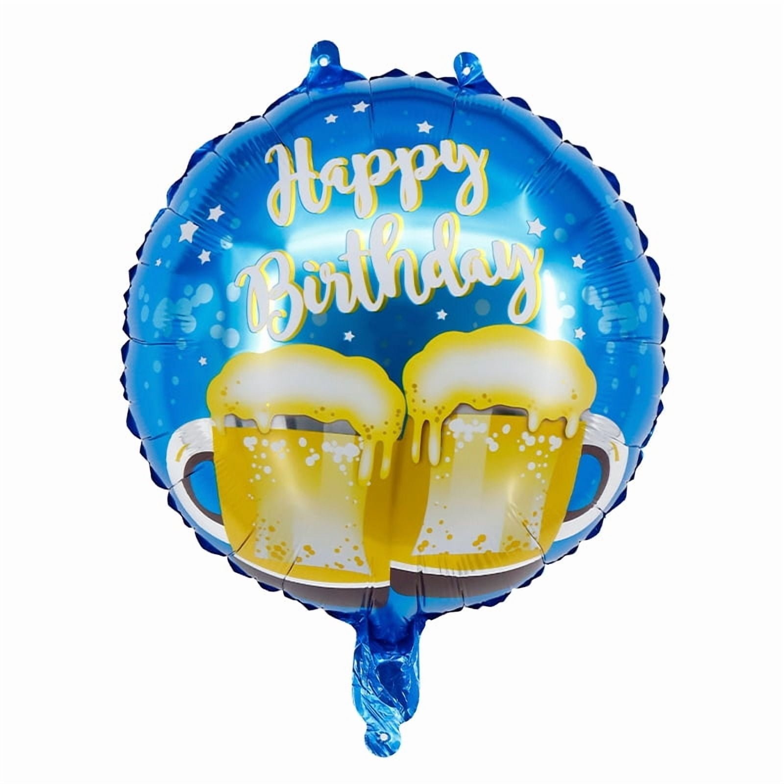 Happy Birthday Beer Balloon Set Cheers and Birthday Foil Balloons for Party Decorations - Image 2