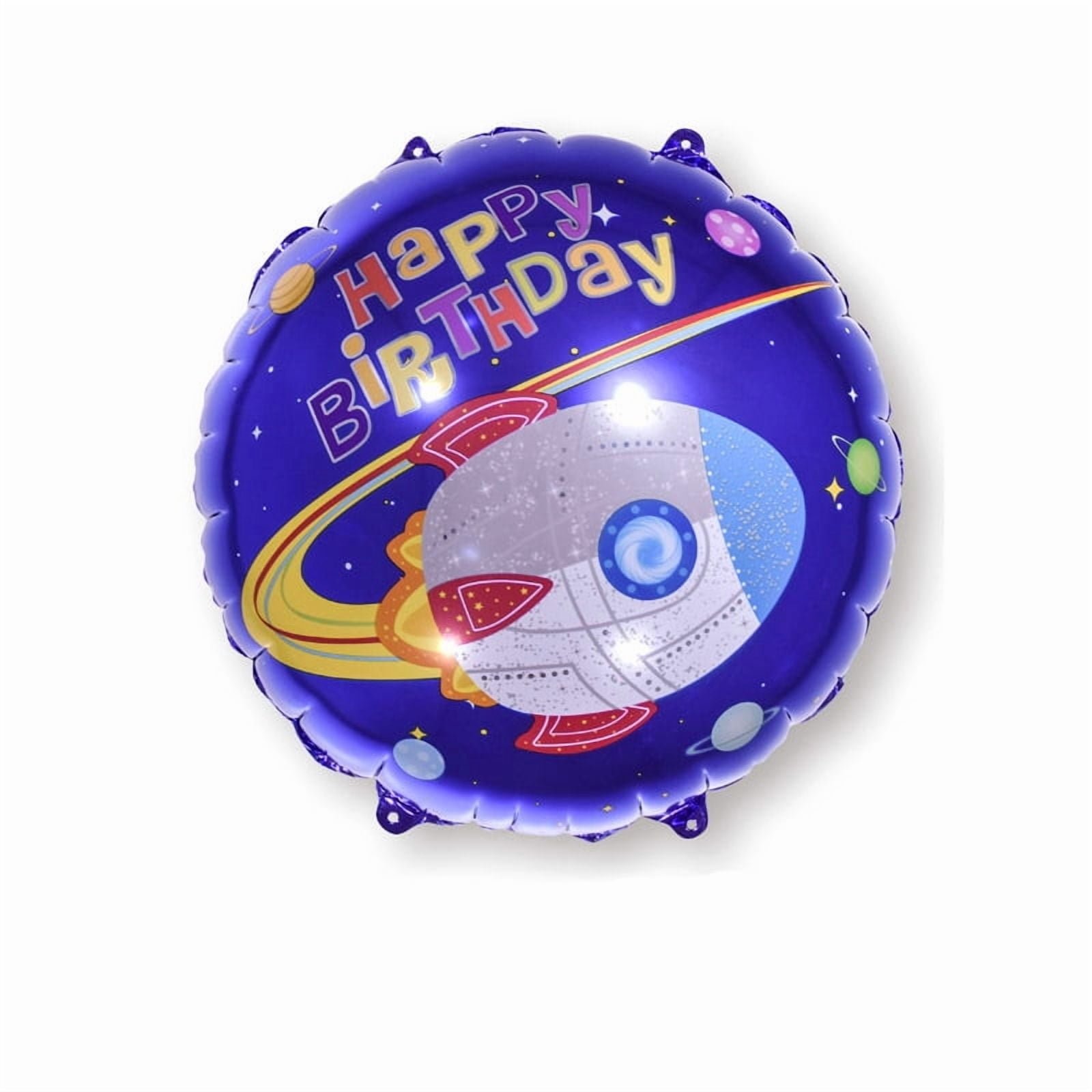 UFO and Space-Themed Happy Birthday Balloon Set for Kids Party Decorations - Image 2