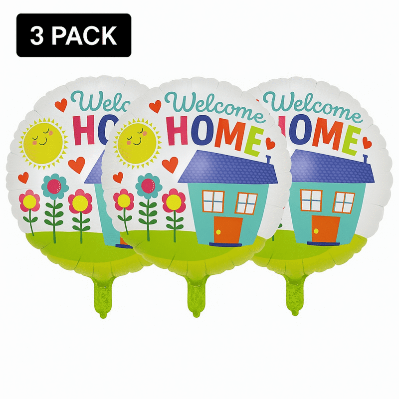 Balloons City Welcome Home Celebration, Foil Mylar