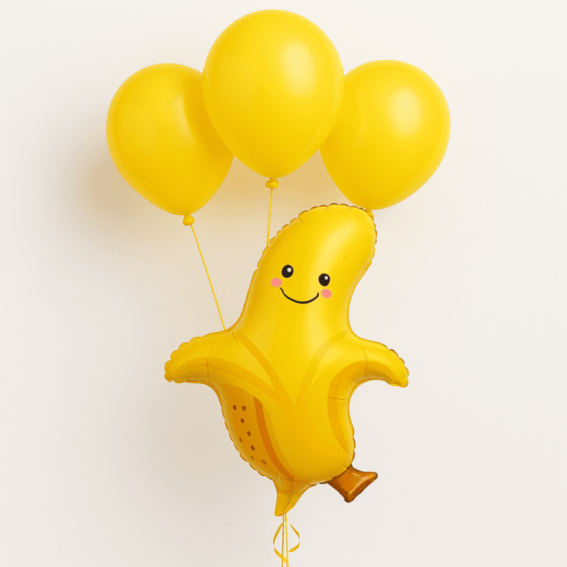 Banana Balloon - Banana Shape Mylar Balloon Party Decorations