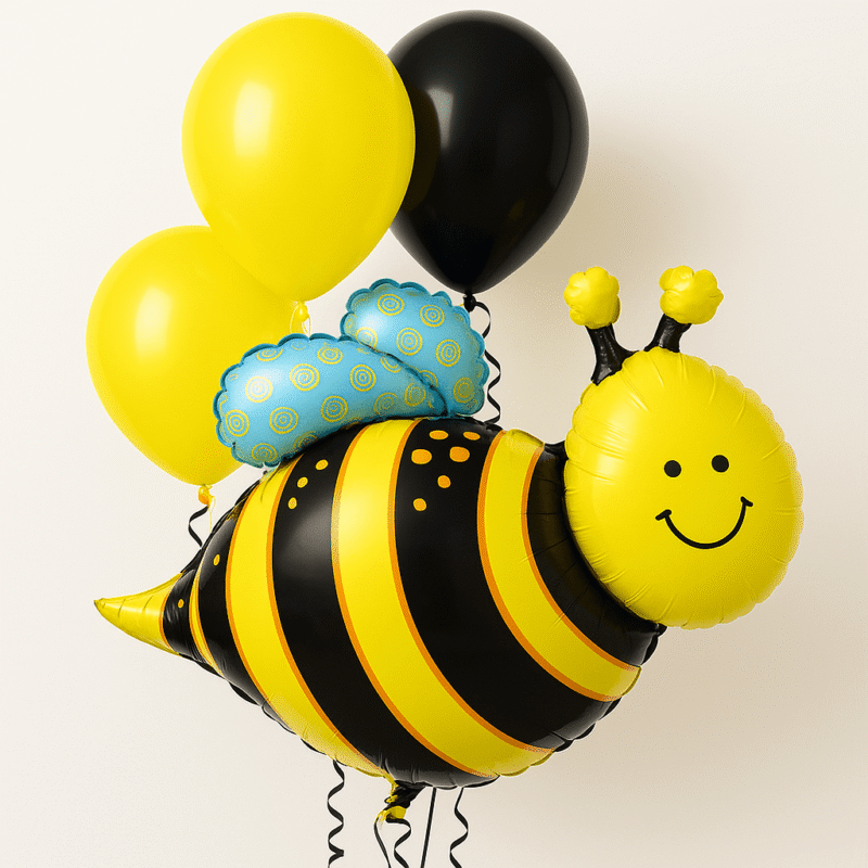 Bee Shape Balloon Foil Mylar Buzzy Celebration Balloon