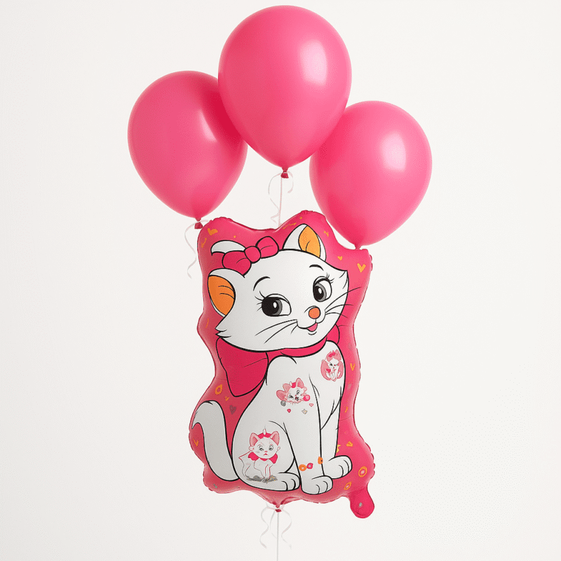Cat Mylar Balloon Cute Cat Shape Balloon Happy Birthday Party