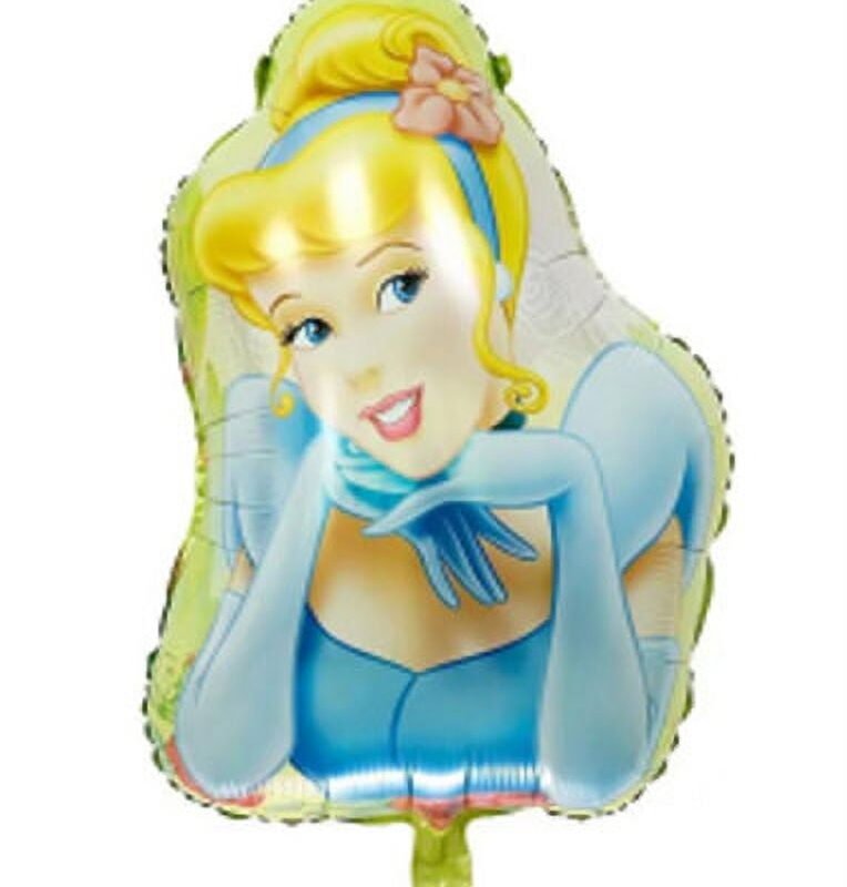 Cinderella Princess Character Foil Balloon Kids Birthday Balloons and Princesses Themed Balloon