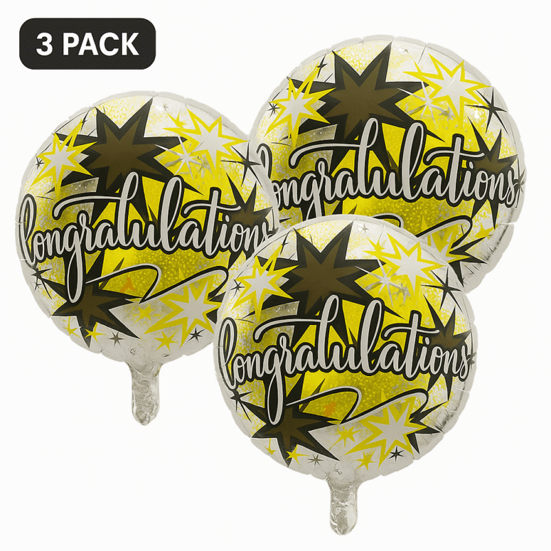 Congratulations Graduation 18" Foil Balloon - Commencement Celebrations