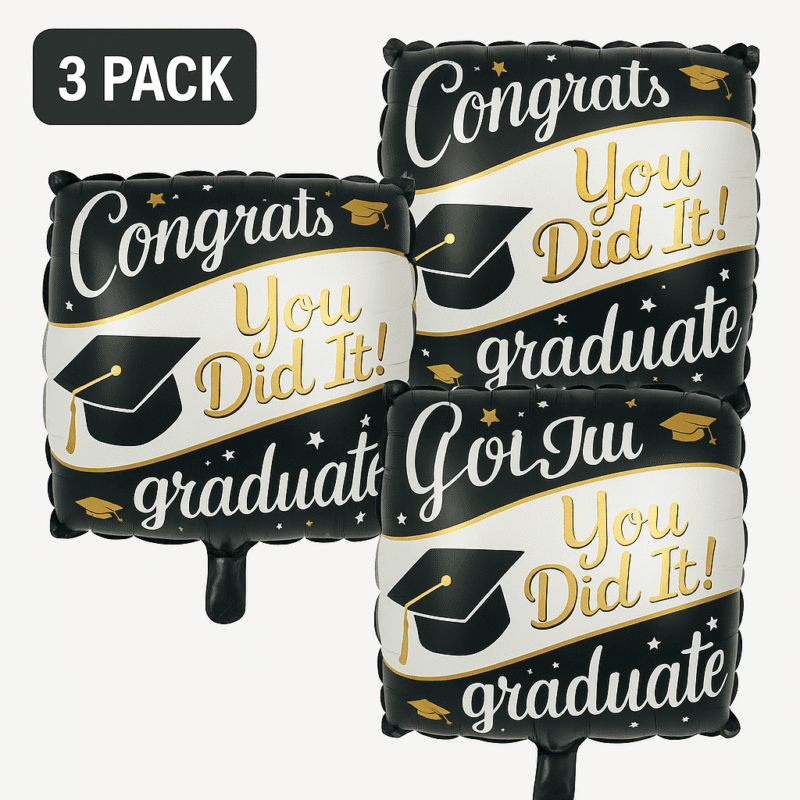 Congratulations Graduation 18" Foil Balloon Graduation Party Balloons and Grad Celebration Supplies