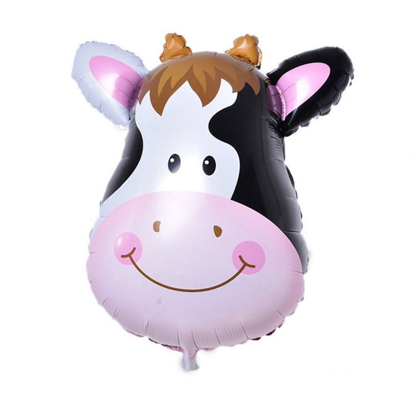 Cow Shape Foil Balloon - Animal Farm Balloons for Farm-Themed Parties
