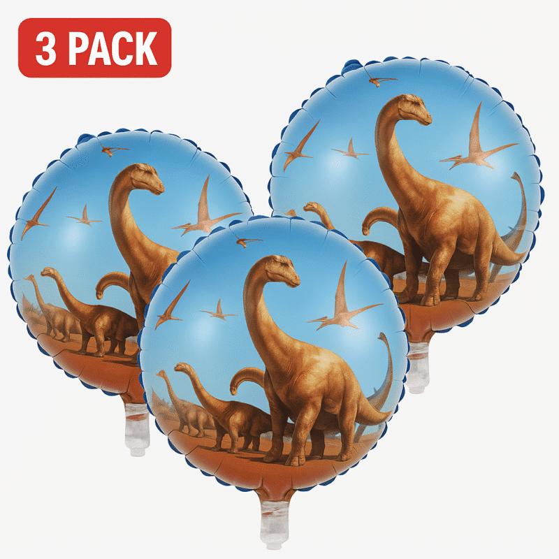 Dinosaur 18" Foil Balloon - Roaring Fun for Kids' Dino-Themed Party!