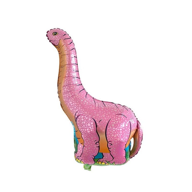 Dinosaur Balloon Large Pink Dinosaur Foil Mylar Balloon Party Decoration Balloon