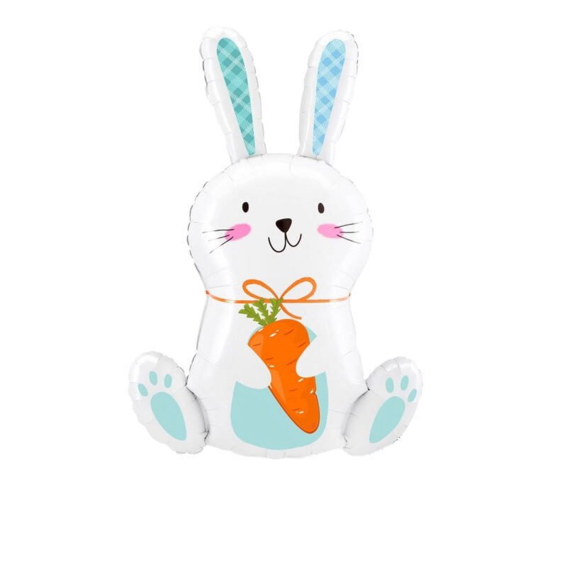Easter Bunny Shape Foil Balloon Kids Easter Balloons and Easter Themed Party Supplies