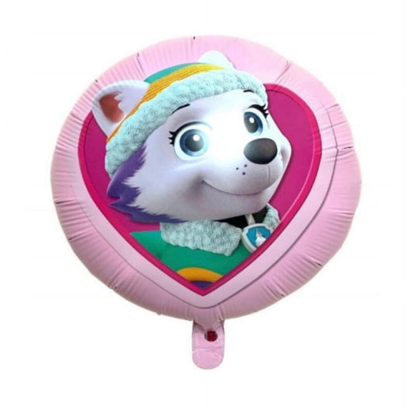 Everest Character 18" Foil Mylar Balloon Kids Birthday Balloons and Paw Patrol Themed Balloon