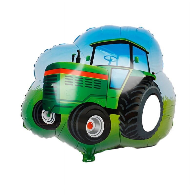 Farm Truck Balloon Foil Mylar Farm Tractor Shape Celebration Balloon