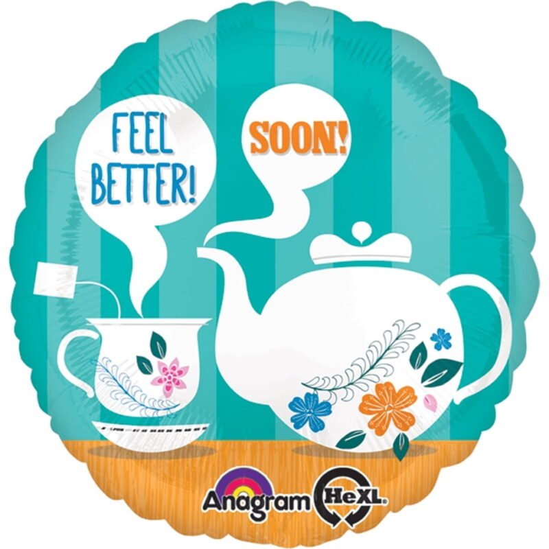 Feel Better Soon Balloon Get Well Best Wishes Balloon Mylar 18 Inch