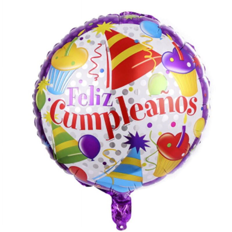 Feliz Cumpleaños Mylar Foil Balloon Happy Birthday Spanish Balloon