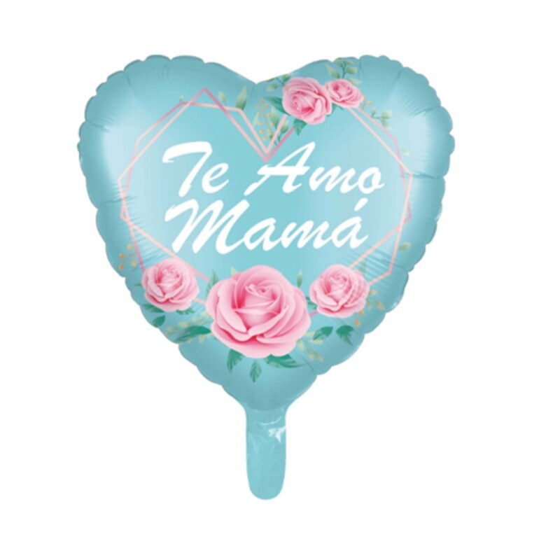 Feliz Día de la Madre Heart Shaped 18" Foil Balloon for Mother's Day Celebrations Mylar Balloon