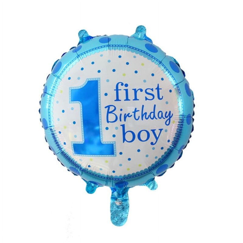 First Birthday Boy Balloon Baby Boy's First Birthday Celebrations Party Decorations