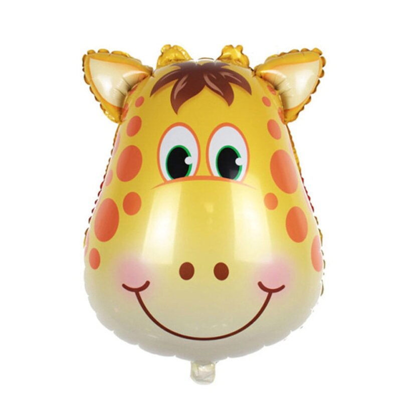 Giraffe Shape Mylar Balloon Birthday Animal Balloon