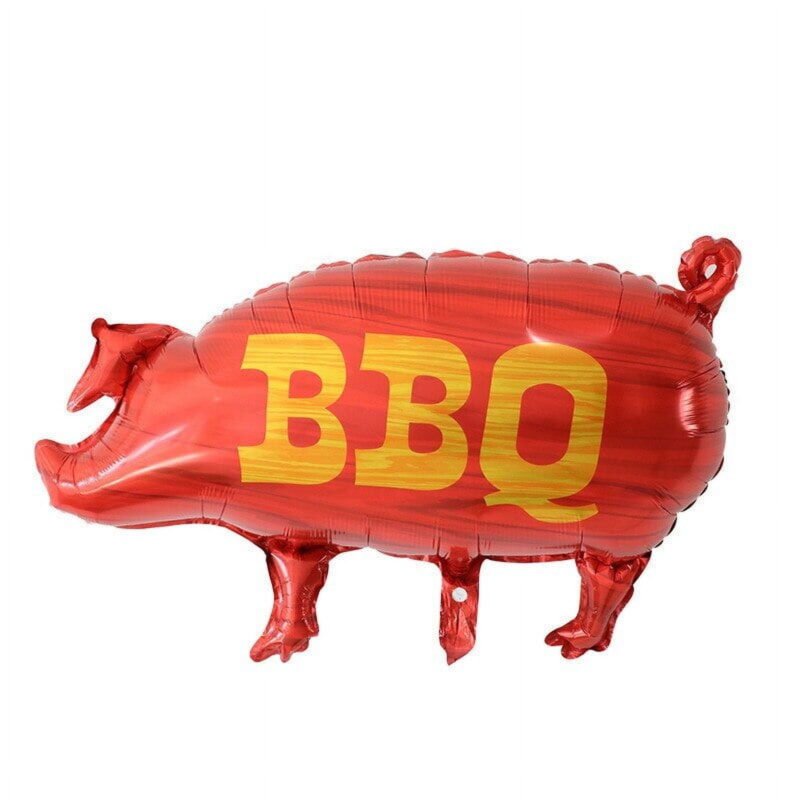 Grilling Pig BBQ Theme Balloon - Fun Summer Party Decorations