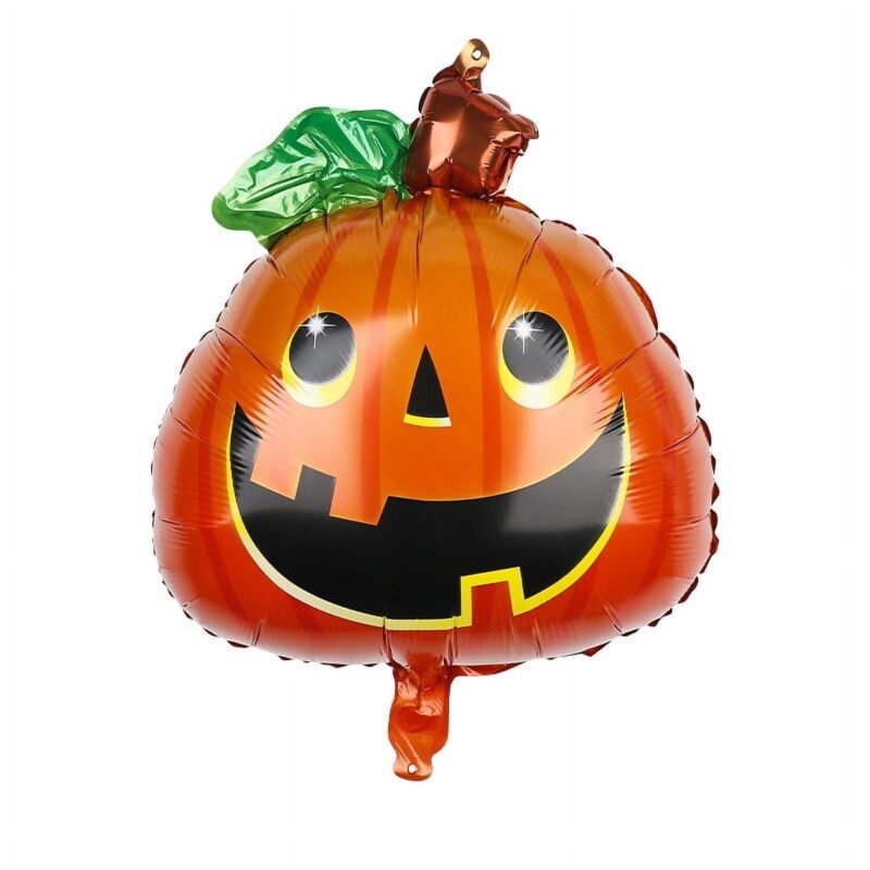 Halloween Balloon Pumpkin Shape Foil Mylar Balloon Spooky Party Balloon