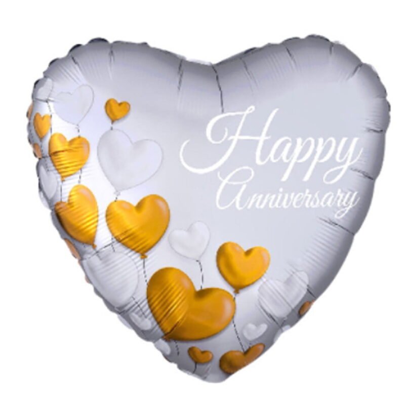 Happy Anniversary Mylar Balloon 18" Anniversary Party Balloon