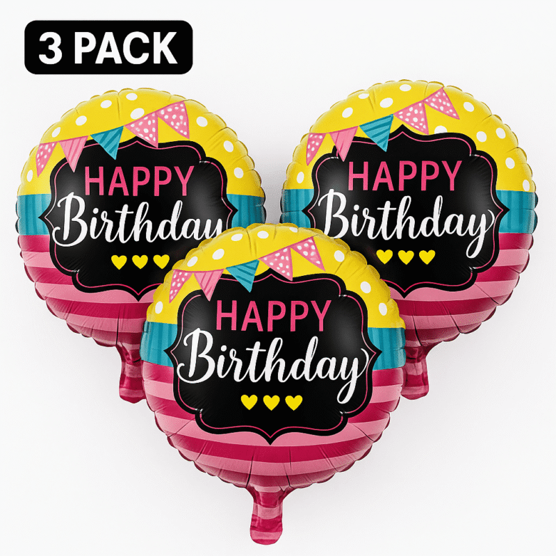Happy Birthday Balloon Balloons for Birthday Party 18in Round Balloons