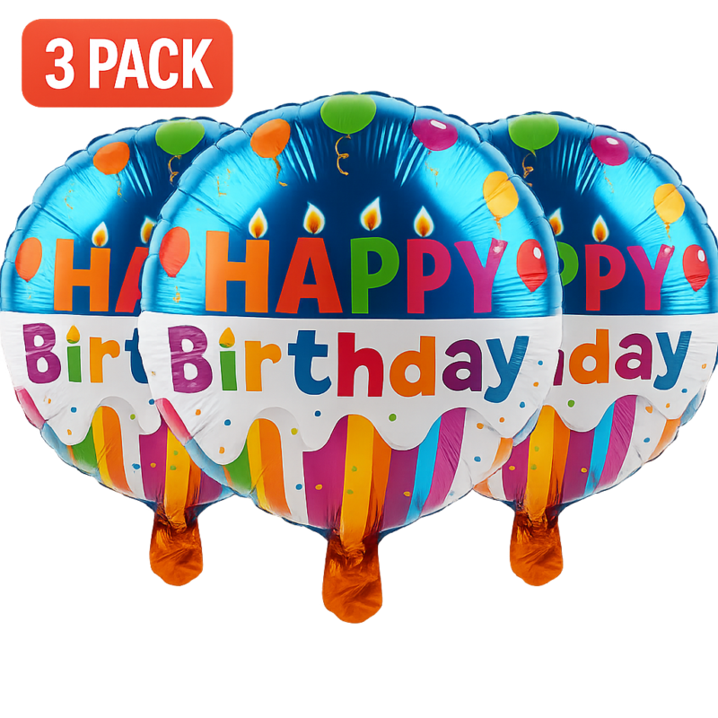 Happy Birthday Balloon Birthday Decoration Mylar Foil Balloon