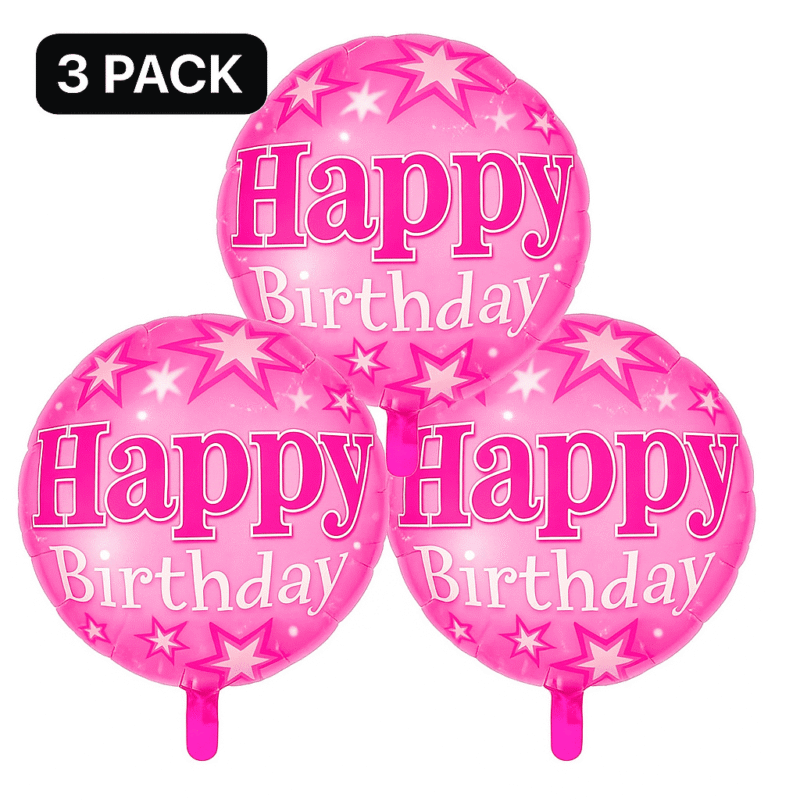 Happy Birthday Balloon Helium Balloon Inflatable 18in Round Balloons