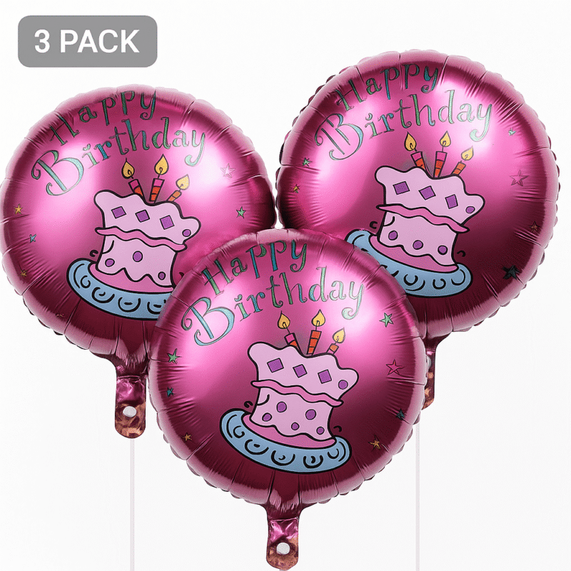 Happy Birthday Balloon Helium Balloon Inflatable 18in Round Balloons