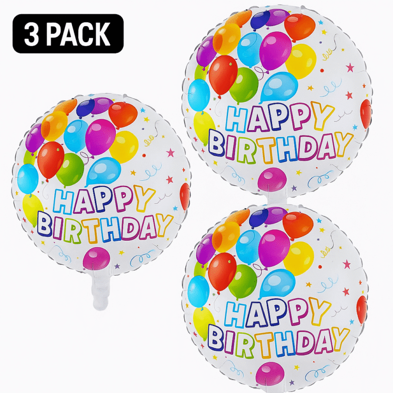 Happy Birthday Balloon Mylar Foil Balloon Helium Balloons Decorative Balloon