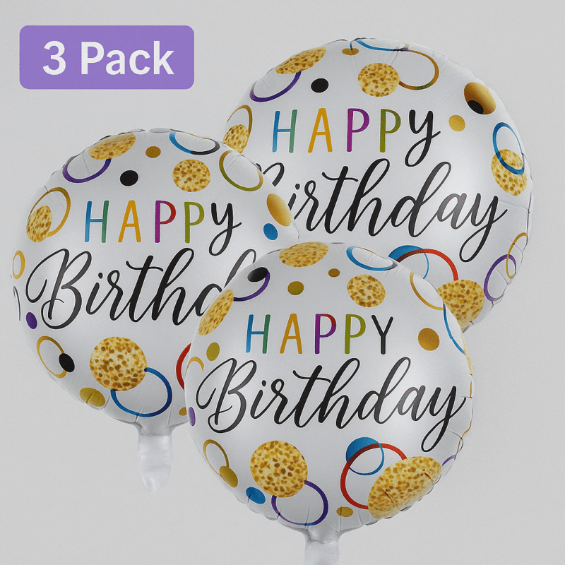 Happy Birthday Balloon Mylar foil balloons Party decorations