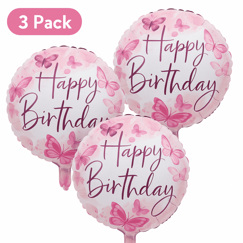 Happy Birthday Balloon Mylar foil balloons Party decorations